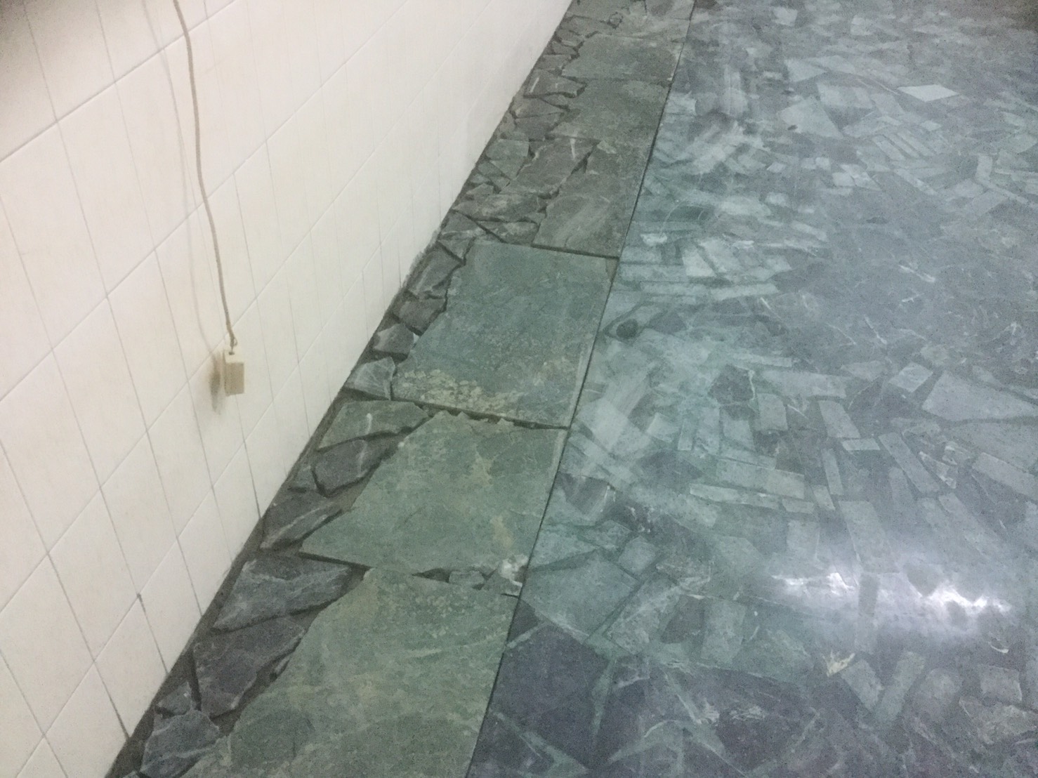 修改大理石地板