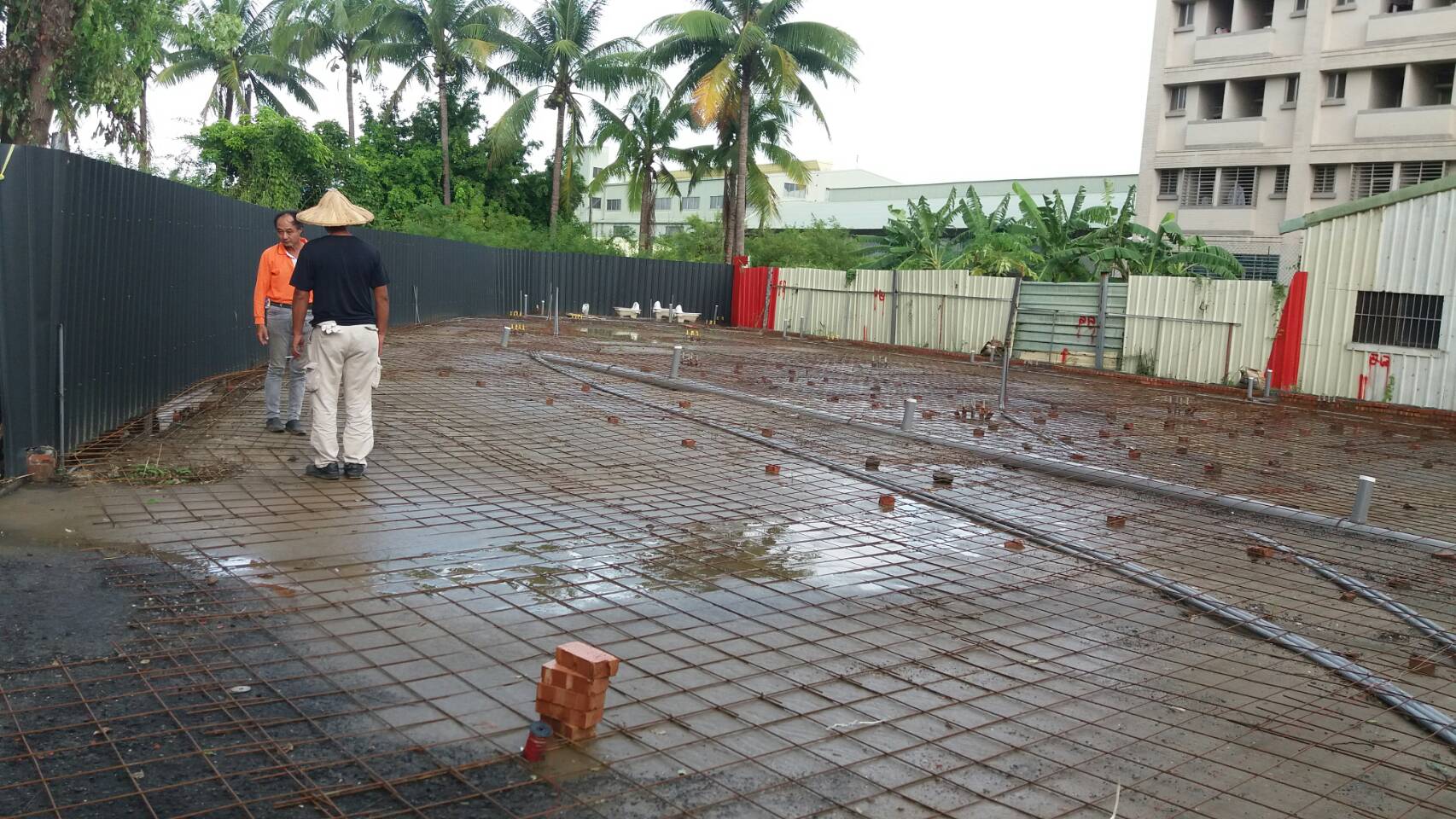 台南整地工程加鋪點焊網工程